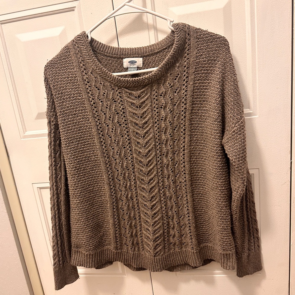 Old Navy Taupe Brown Sweater